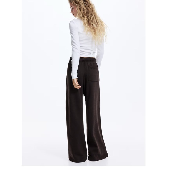 Women's Brown Wide-Leg Pants - Picture 8 of 8